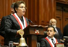 Luz Salgado y sus frases al asumir presidencia del Congreso 