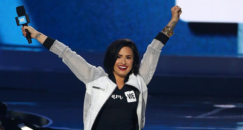 Demi Lovato sufrió una terrible caída durante un concierto. (Foto: Getty Images)