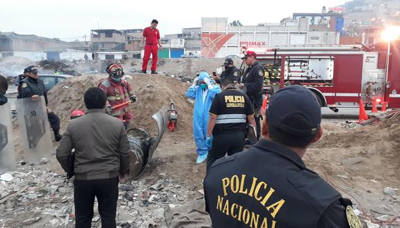 “Es macabro hallazgo, un crimen cometido con alevosía", afirmó el jefe policial de la Región Policial Lima.  (Foto: Kelvin García)