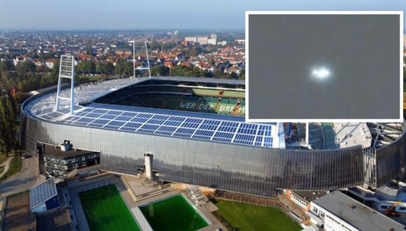 Un OVNI pasó sobre el estadio del Bremen, aseguran en Alemania