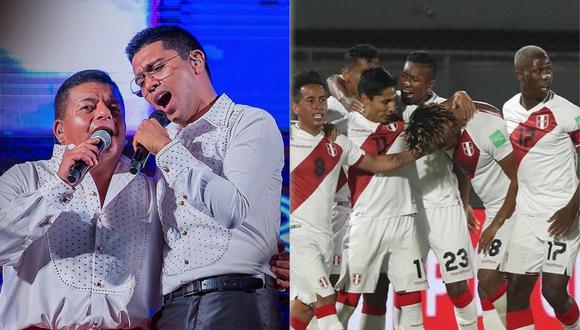 Futbolistas de la selección peruana fueron parte del concierto virtual del Grupo 5. (Foto: @elgrupo5oficial/@tufpfoficial)