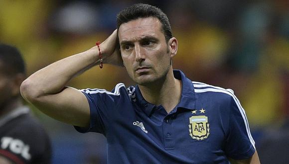 Lionel Scaloni, entrenador de la selección argentina. (Foto: AFP)