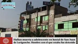 San Juan de Lurigancho: hallan muerta a adolescente en hostal