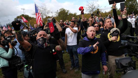 El grupo extremista Proud Boys (Foto: REUTERS/Leah Millis)