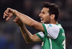 Claudio Pizarro ya entrena con normalidad en el Werder Bremen