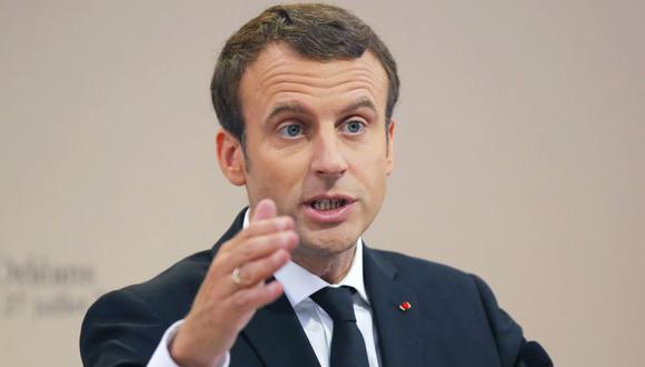 Emmanuel Macron, presidente de Francia, (Foto: AFP)