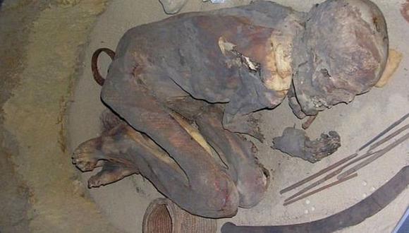 La fórmula fue descifrada en base al análisis químico de una momia de cerca de 5.600 años de antigüedad que se encuentra en el Museo Egipcio de Turín. (Foto: Stephen Buckley University of York)