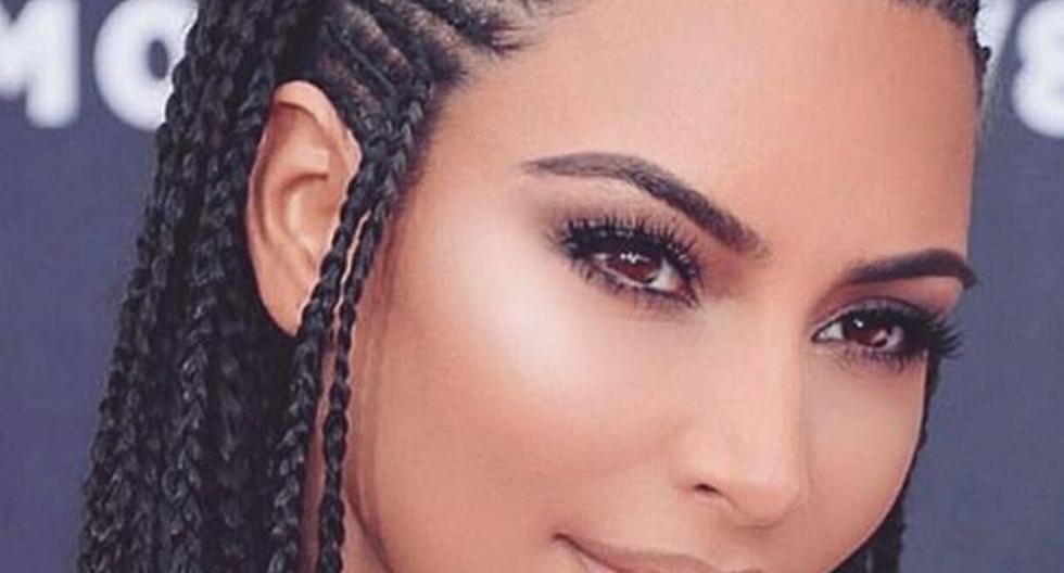 Las trenzas de Kim Kardashian son fabulosas, pero se debe tener cuidado al realizarlas. (Foto: Instagram/oficial)