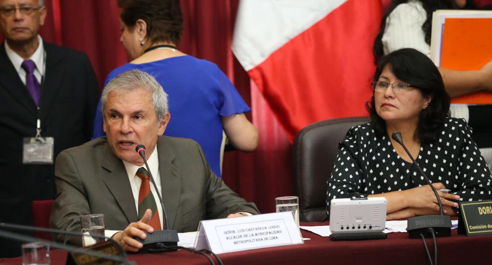 Luis Castañeda, alcalde de Lima, asistió este martes al Congreso para informar las medidas de su gestión. (Foto: andina.pe)