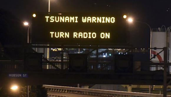 Tsunami de 2 metros golpea Nueva Zelanda tras terremoto de 7,8°