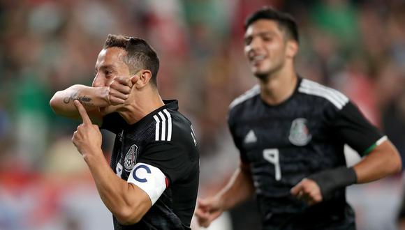 La selección de fútbol de México se convirtió en la primera clasificada a los cuartos de final de la Copa de Oro tras ganar 3-1 a Canadá en la segunda jornada del Grupo A con doblete de Andrés Guardado. (Foto: AFP)