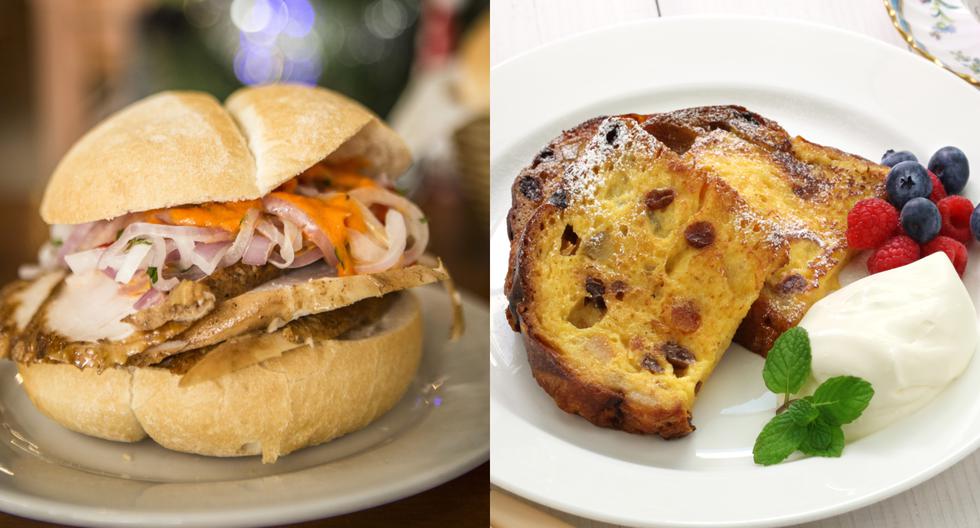 Contundente pan con pavo y tostadas francesas de panetón: dos ideas sabrosas y reconfortantes para el desayuno después de Navidad.