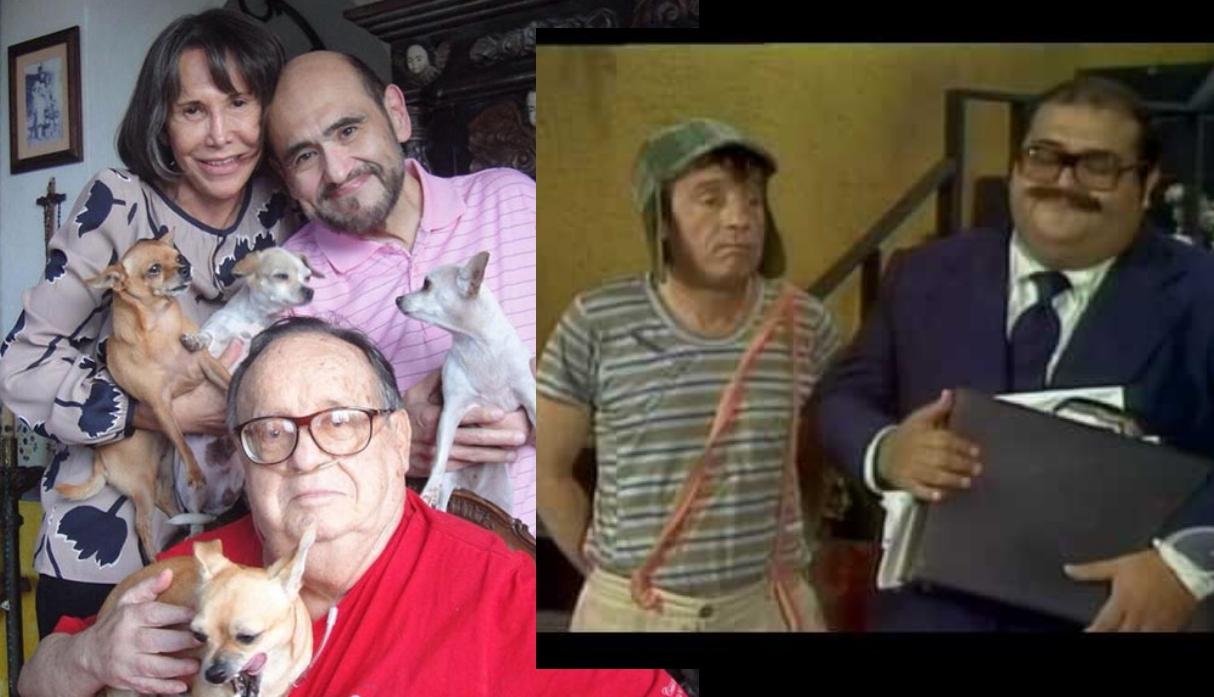 Edgar en la casa de Chespirito. (Foto: Edgar Vivar)