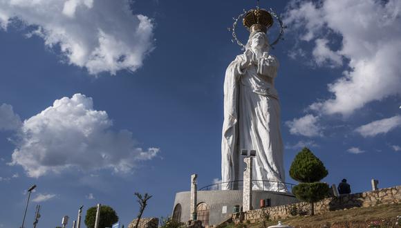 El monumento a la Virgen de la Inmaculada Concepción en la localidad de Piedra Parada te permitirá disfrutar de una vista panorámica a toda la ciudad. (Foto: Omar Lucas)