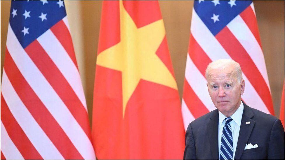 US President Joe Biden visited Hanoi in September last year.  (GET IMAGES).