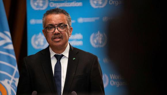 Tedros Adhanom Ghebreyesus, jefe de la OMS, habló sobre las necesidades que Covax tiene para ayudar a al menos 20 países en su proceso de vacunación. (Foto: AFP/Chris Black/OMS)