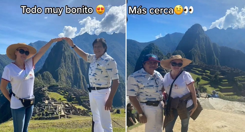 Pareja se tomó una foto en Machu Picchu, pero un extraño detalle terminó robándose el show