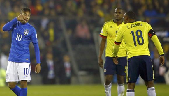 El insulto de Neymar a Camilo Zúñiga en el Brasil-Colombia
