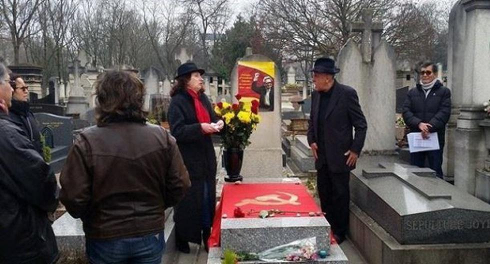 Utilizaron tumba de César Vallejo para hacer apología al terrorismo. (Foto: Facebook)