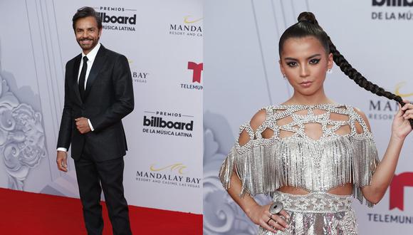 Eugenio Derbez e Isabela Moner presentaron la categoría de Mejor Dúo Tropical. (Foto: El Comercio).