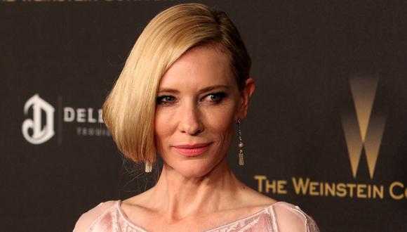 Cate Blanchett tuvo “un pequeño accidente con una motosierra” en su casa. (Foto: AFP)