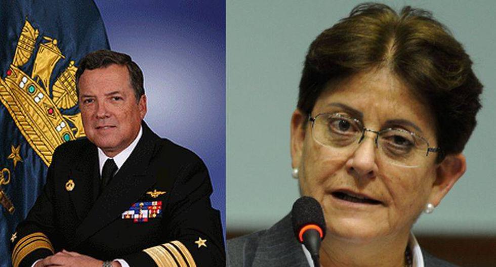 Romero y Alcorta. (Fotos: Naval de Chile y Congreso de Per&uacute;)