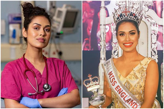 Dejó la corona para luchar contra el virus: Miss Inglaterra volvió al Reino Unido para combatir la pandemia. (Foto: AFP)