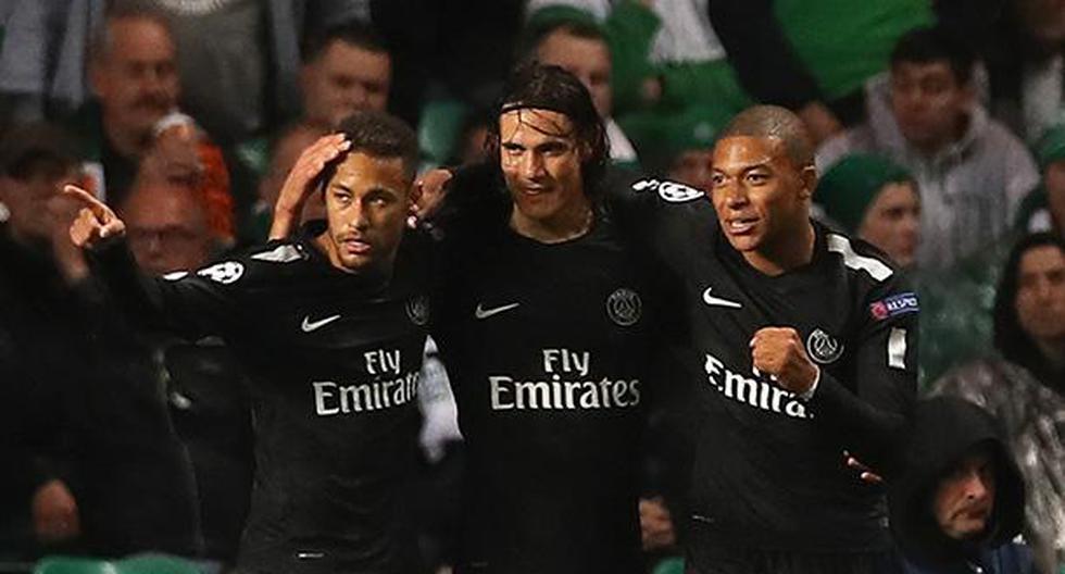 PSG con Neymar, Cavani y Mbappé sale por otra victoria en la Liga 1 de Francia. (Foto: Getty Images)