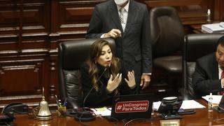 Lady Camones inscribe lista para Mesa Directiva y Renovación Popular rechaza apoyarla