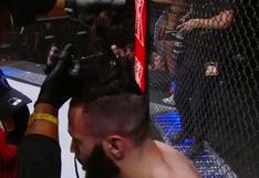 UFC: peleador recibe corte de cabello durante su debut 