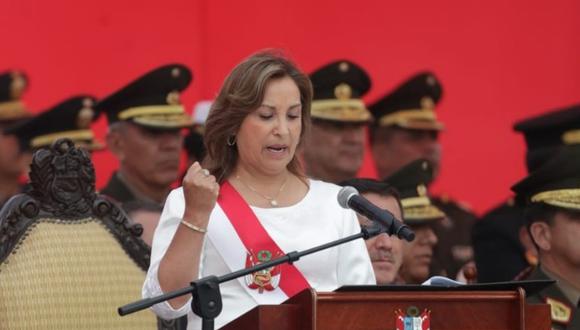 Dina Boluarte llegó al poder el 7 de diciembre, luego de que el Congreso declarara la vacancia de Pedro Castillo por su golpe de Estado. (Foto: Alessandro Currarino/@photo.gec).
