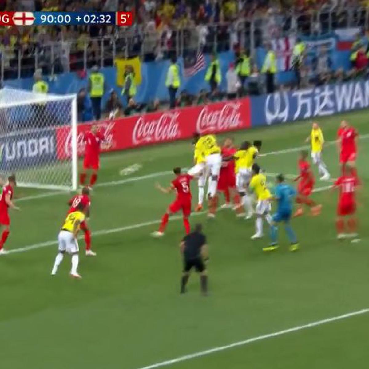 Colombia vs. Inglaterra: el gol de Yerry que le dio esperanza a [VIDEO] | MUNDIAL | EL PERÚ