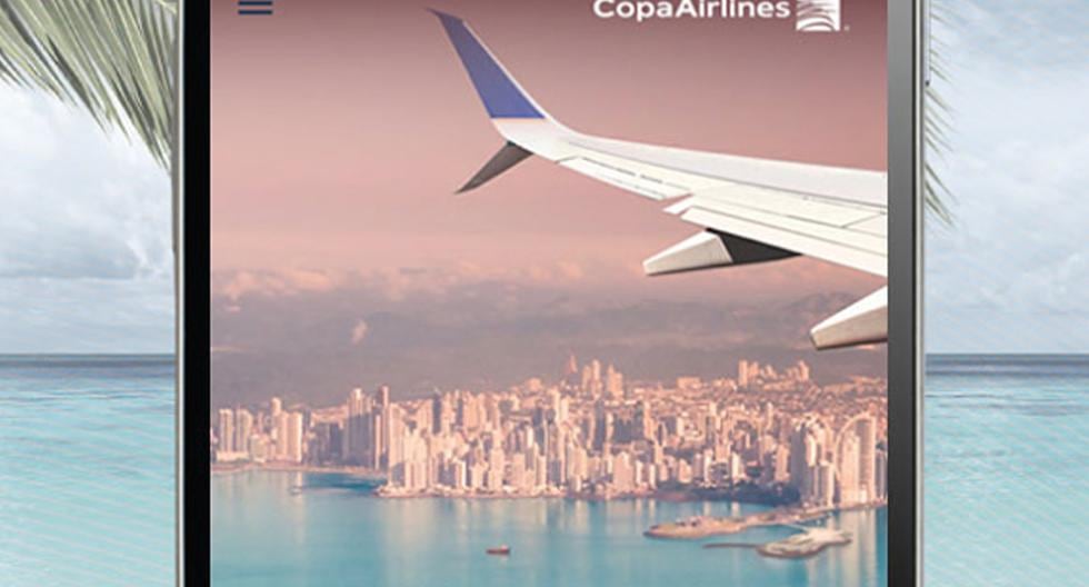 La aerolínea panameña Copa Airlines anunció la renovación de su aplicación móvil con cinco nuevas opciones como el pase de abordaje digital. (Foto: Captura)
