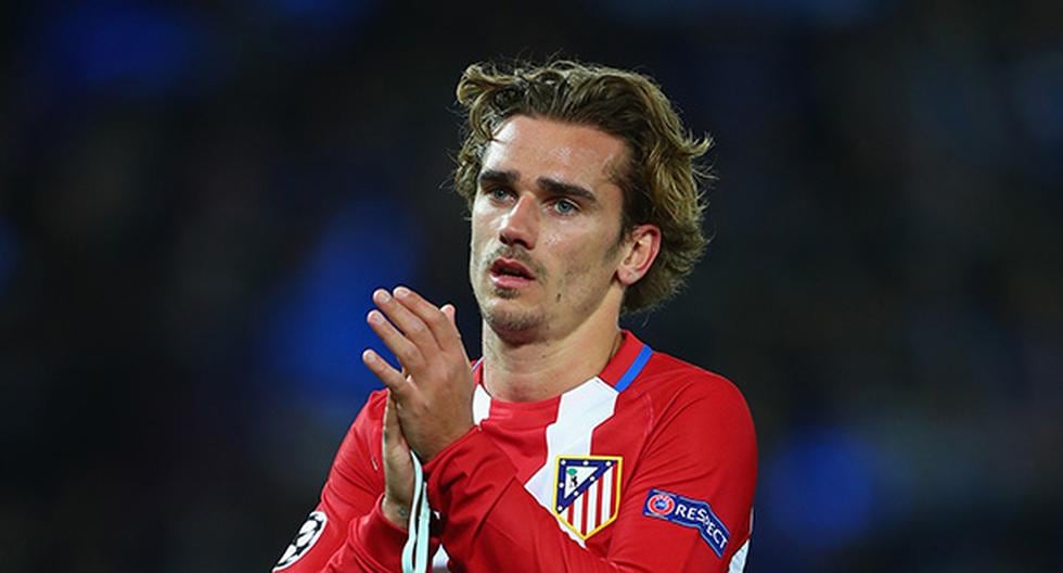 Antoine Griezmann se da ánimos en la previa del Atlético Madrid vs Real Madrid. (Foto: Getty Images)