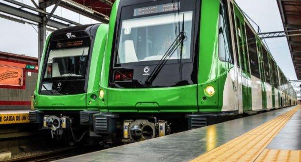 Metro de Lima reinicia sus operaciones. (Foto: Andina)