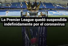 La Premier League quedó suspendida indefinidamente por el coronavirus