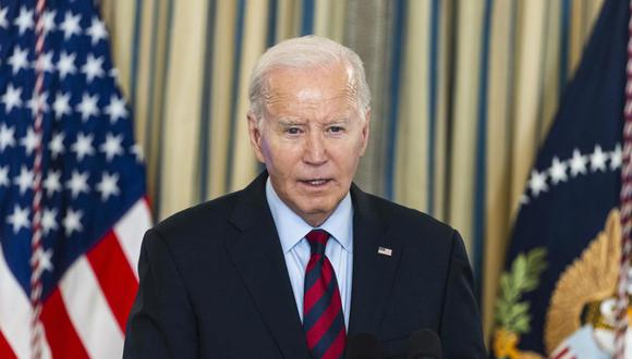 El presidente estadounidense, Joe Biden, convoca una reunión de su Consejo de Competencia en el Comedor Estatal de La Casa Blanca en Washington, DC, Estados Unidos, 5 de marzo de 2024. (Foto de EFE/EPA/JIM LO SCALZO)
