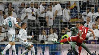 Real Madrid vs. Bayern Múnich: James Rodríguez casi anota en su vuelta al Bernabéu