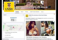 Mia Khalifa: famosa universidad publica fotos de la actriz porno en Facebook