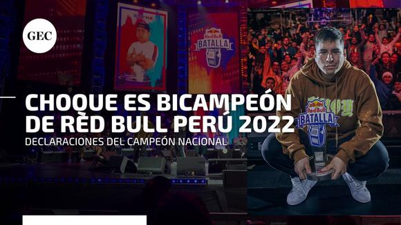 Choque, bicampeón Red Bull Perú 2022