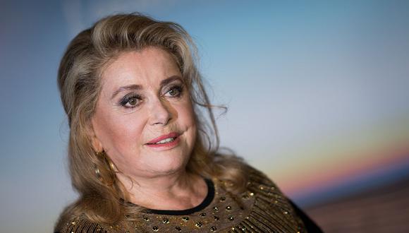 French president of the Jury Catherine Deneuve poses during the 45th Deauville US Film Festival, on September 14, 2019 in Deauville, northern France (Photo by LOIC VENANCE / AFP)
