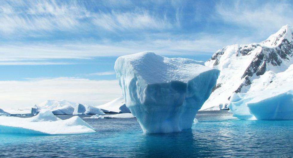 Imagen referencial del hielo polar en la Antártida. (Foto: Pixabay)