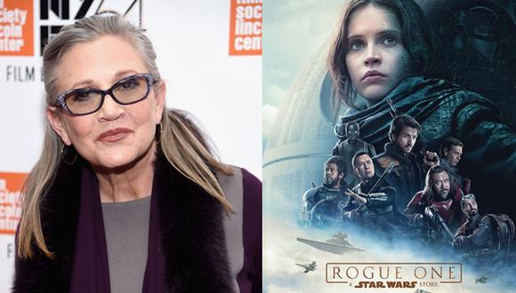 Carrie Fisher y el homenaje que le hizo "Rogue One"