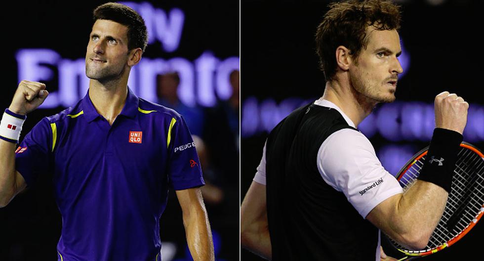 Novak Djokovic vs. Andy Murray, finalistas del Australian Open | Foto: Getty Images