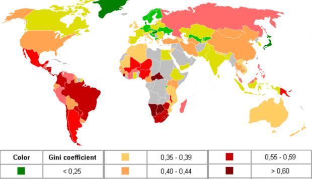 El indicde de Gini mide la desigualdad en los ingresos de un país o territorio.(Foto:lyd.org)