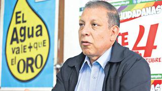 Marco Arana no descarta postular al Congreso de la República