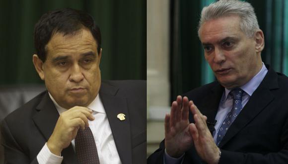 El congresista Fredy Otárola dijo que el Ejecutivo deberá explicar si tiene algún vínculo laboral con el asesor Luis Favre. (Fotos: El Comercio)