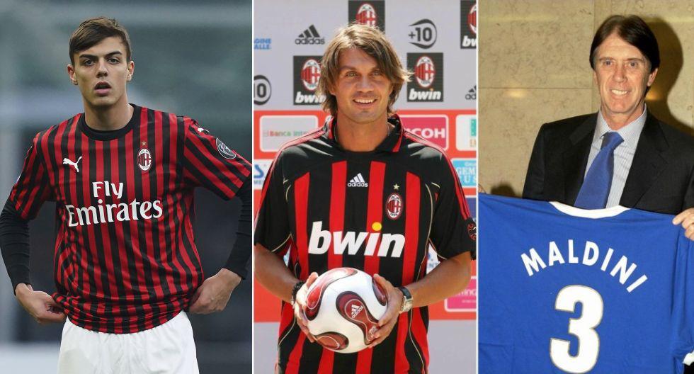 Daniele, Paolo y Césare, la dinastía Maldini. (Fotos: Agencias)