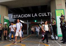Estación La Cultura del Metro de Lima cerrará este 13 y 14 de abril