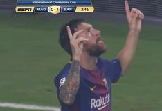 Real Madrid vs Barcelona: Lionel Messi abre el marcador con soberbio gol